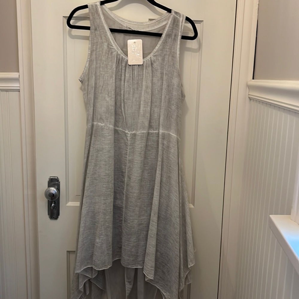 Gray tank dress/one size